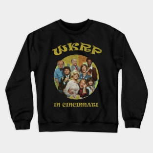 wkrp cincinnati retro Crewneck Sweatshirt